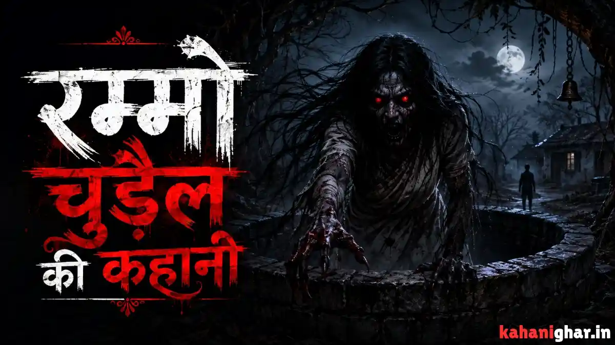 चुड़ैल की कहानी – पुराने कुएँ के पास खड़ी रम्मो चुड़ैल की डरावनी तस्वीर